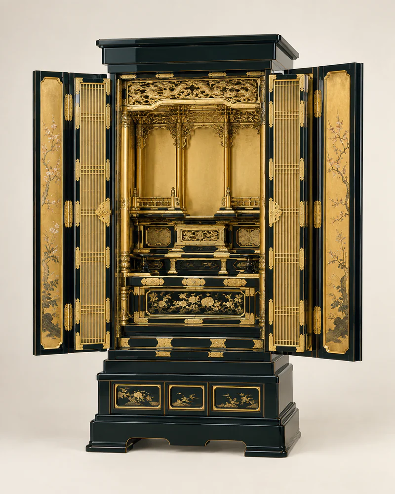 金仏壇の全景